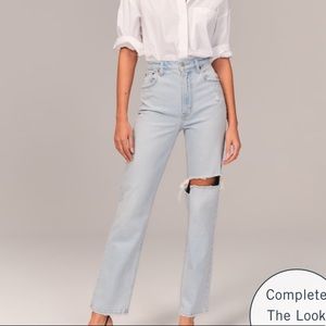 Size 28, 90s Straight Ultra High Rise Jean